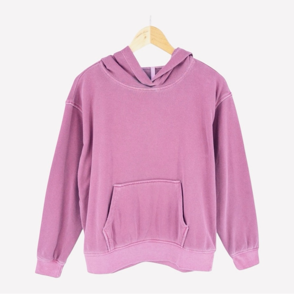 Zenana Wine Colored Hoodie with Front Kangaroo Pocket